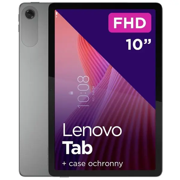 Lenovo Tableta Lenovo Tab, 10,1 inch, 4GB, 64GB, Mediatek Helio G85, WiFi, Android 14, Gri