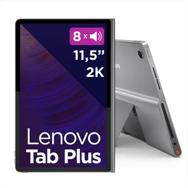 Lenovo Tableta Lenovo Tab Plus, Procesor MediaTek Helio G99, Ecran 2K 11.5, 8GB RAM, 128GB Flash, 8MP, Wi-Fi, Bluetooth, GPS, Android, Gri