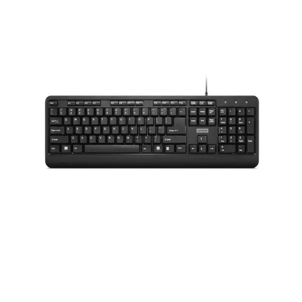 Lenovo Tastatura Lenovo 160, Wired, USB-A, Negru