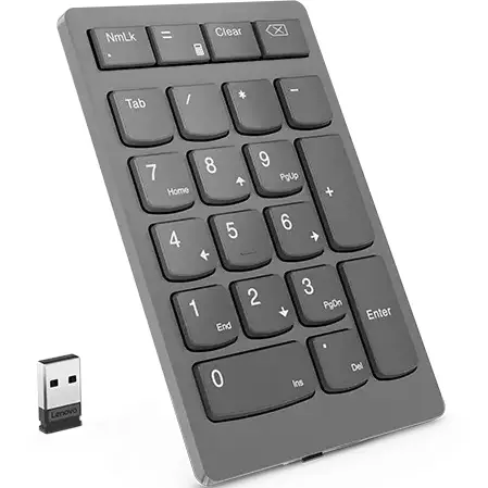 Lenovo Tastatura numerica Lenovo Go, Wireless, Black