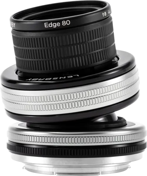 Lensbaby Composer Pro II Obiectiv, Optica Edge 80, Montura Canon EF, Focalizare Selectiva, Corp Metal