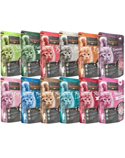 LEONARDO Finest Selection hrana umeda pisici, mix de arome 36 x 85 g