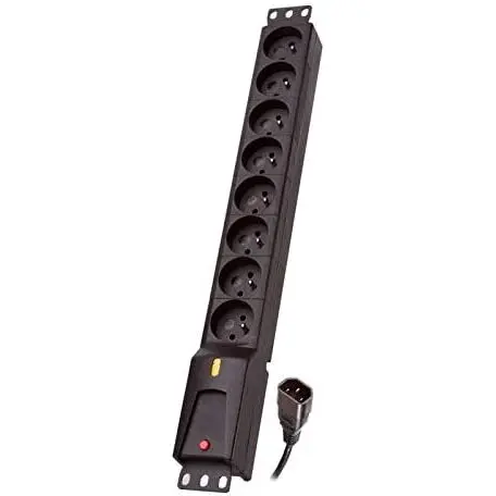 LESTAR Prelungitor Lestar LZRM 810 BW IEC 320, PDU, 5,0 m , 8 prize