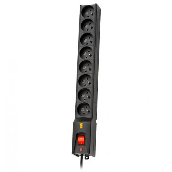 LESTAR Prelungitor, Lrstar, 5 m, 230 V, 10 A, Negru