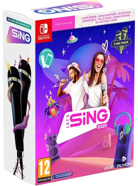 Let's Sing 2025 Double Mic Bundle NSW