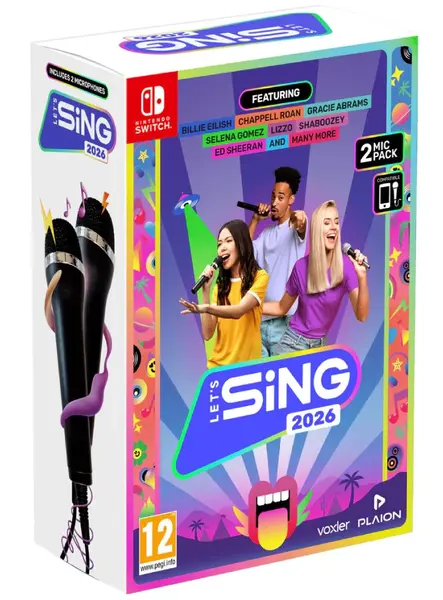 Let's Sing 2026 Pack With 2 Mic