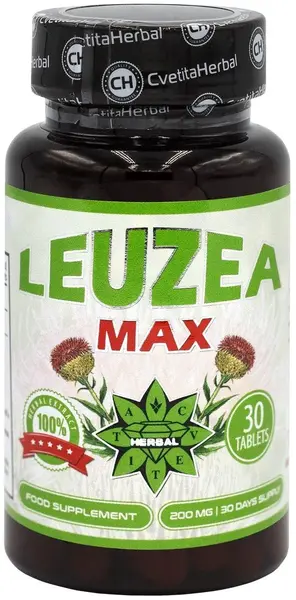 Leuzea Max, 200 mg, 30 tablete, Cvetita Herbal