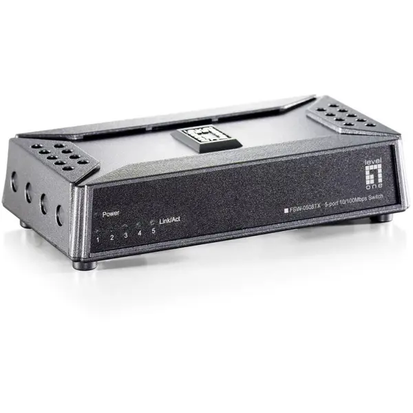 LEVELONE Switch LevelOne FSW-0508TX, 5 porturi, Fast Ethernet 10/100Mbs