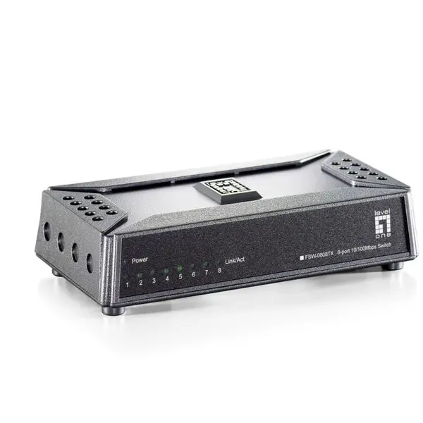 LEVELONE Switch LevelOne FSW-0808TX, 8 Porturi, Fast Ethernet 10/100Mbs