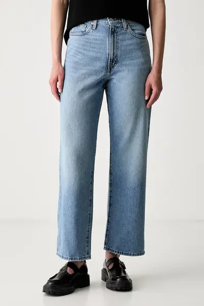 Levi's blugi straight pentru femei HIGH WAISTED STRAIGHT