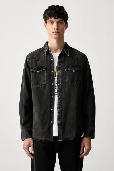 Levi's cămașă pentru bărbați din bumbac BARSTOW WESTERN STANDARD
