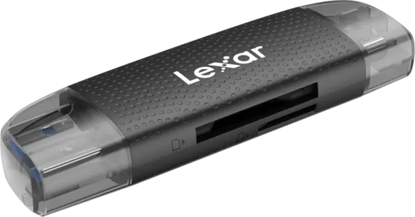 Lexar Cardreader Dual Slot USB-A/C (LRW310X) Supports microSD and SD cards (USB 3.1), Cititor de carduri