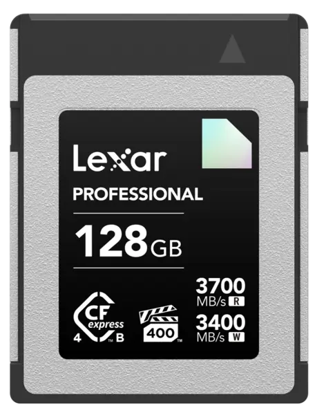 Lexar CFexpress 4.0 Pro Diamond R3700/W3400 (VPG400) 128GB, Card memorie CF Fast
