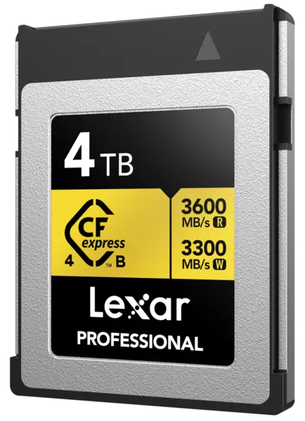 Lexar CFexpress 4.0 Pro Gold R3600/W3300 4TB, Card memorie CF Express