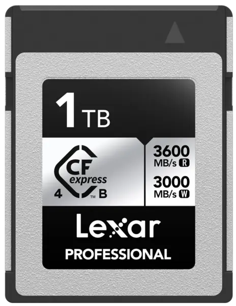 Lexar CFexpress 4.0 Pro Silver, R3600/W3300 1TB, Card memorie CF Fast