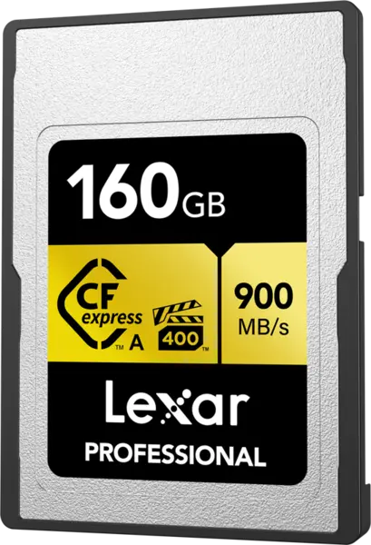 Lexar CFexpress Pro Gold R900/W800 - VPG400 (Type A) 160GB, Card memorie