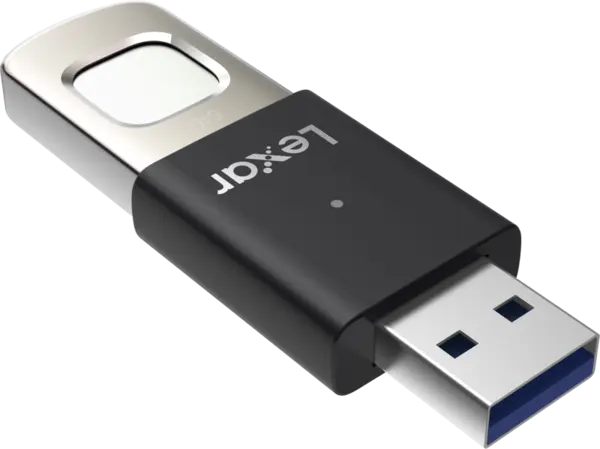 Lexar JumpDrive Fingerprint F35pro USB 3.2 Gen1, up to R300/W60, 64GB, Memorie Stick USB