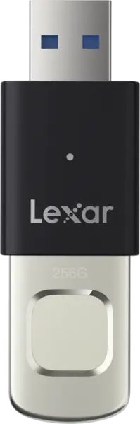 Lexar JumpDrive Fingerprint F35pro USB 3.2 Gen1, up to R300/W350, 256GB, Stick memorie securizat cu amprenta