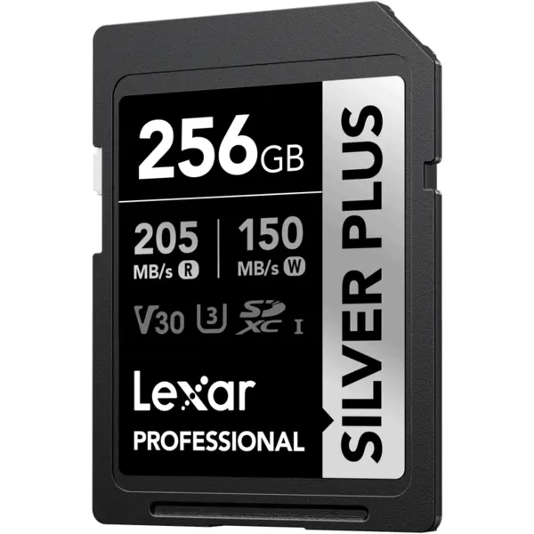 Lexar Lexar SDXC Professional SILVER Plus UHS-I/U3/A2/4K R205/W150 (V30) 256 GB