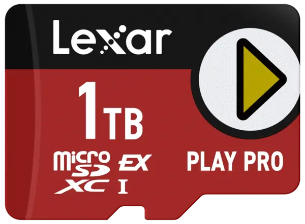 Lexar microSD Express PLAY Pro Express 7.1, R900/W600 C10 U3 (UHS-I) 1TB, Card memorie MicroSD