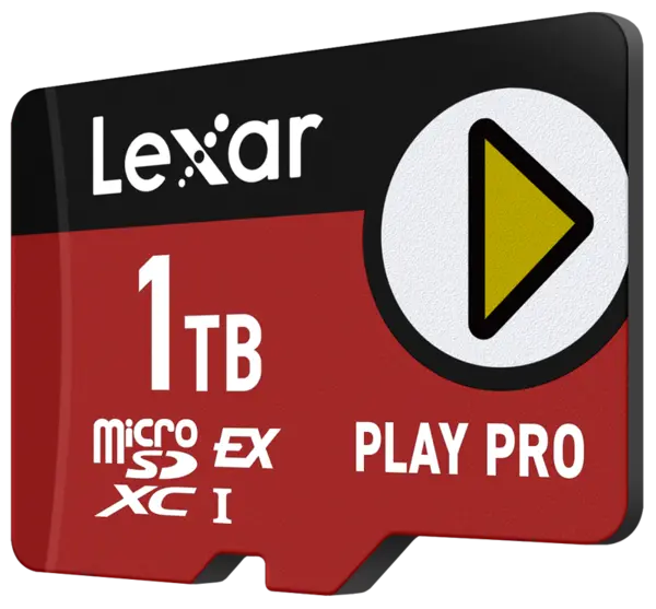 Lexar microSD Express PLAY Pro Express 7.1, R900/W600 C10 U3 (UHS-I) 1TB, Card memorie MicroSD