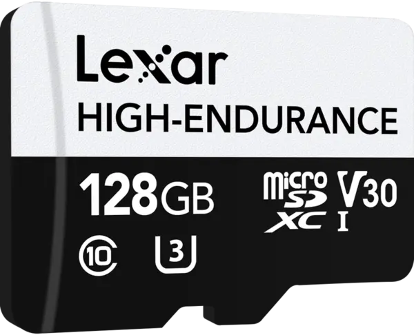 Lexar microSDXC High-Endurance UHS-I/U3/10 R100/W45 (V30) 128GB, Card memorie MicroSD