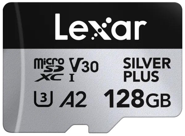 Lexar microSDXC Silver Plus 1066x UHS-I/U3/A2/4K R205/W150 (V30) 128GB, Card memorie MicroSD