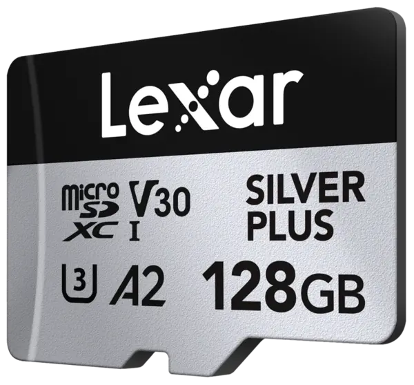 Lexar microSDXC Silver Plus 1066x UHS-I/U3/A2/4K R205/W150 (V30) 128GB, Card memorie MicroSD