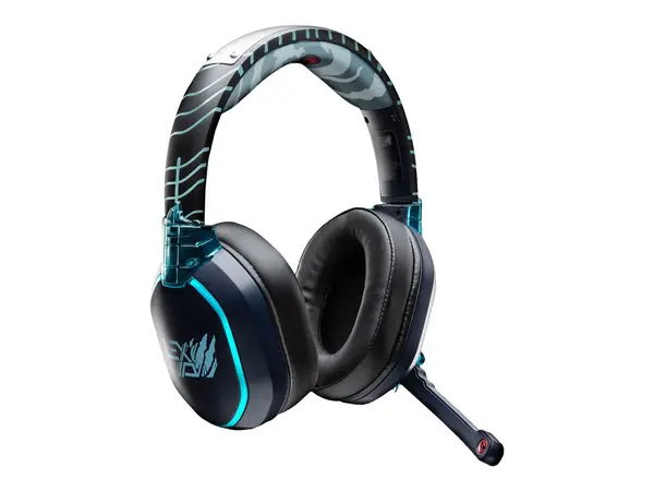 Lexip x Tsume Kakashi - Casti Gaming Wireless Wired, Bluetooth 5.1 + USB C, 50 mm, Naruto Shippuden