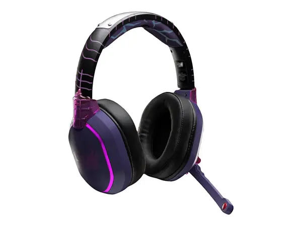 Lexip x Tsume Sasuke - Casti Gaming Wireless Wired, Bluetooth 5.1 + USB C, 50 mm, Naruto Shippuden