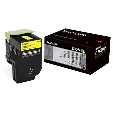 LEXMARK CARTUS TONER YELLOW NR.800S4 80C0S40 2K ORIGINAL LEXMARK CX310N