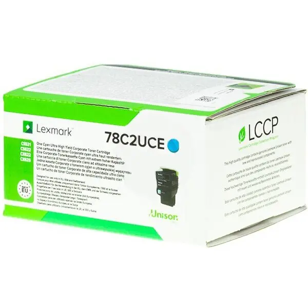 LEXMARK Toner LEXMARK 78C2UCE Contract, cyan