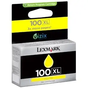 LEXMARK Tus imprimanta Lexmark No 100XL galben| 600pgs | series S/ series Pro