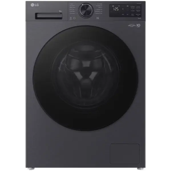 LG Masina de spalat LG F2X50S9TBB, clasa A, Incarcare frontala, Capacitate de spalare 9 kg, Adancime 47,5 cm, 1200 RPM, Negru