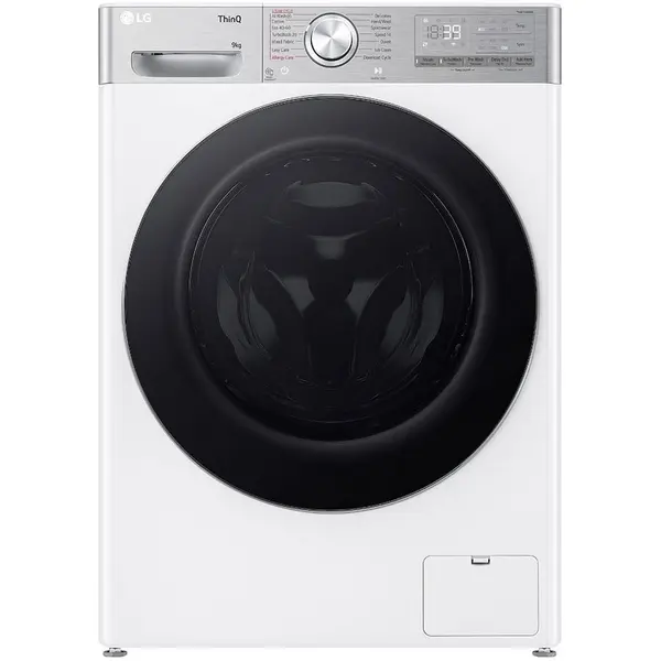 LG Masina de spalat rufe LG F2WR909P3W, 9 kg, 1200 rpm, Clasa A, Motor Direct Drive, Steam+, Smart Diagnosis, Alb