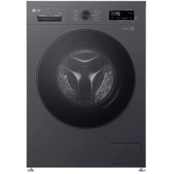 LG Masina de spalat rufe LG F4X1009NMB, clasa A, Incarcare frontala, Capacitate de spalare 9 kg, Adancime 55 cm, 1400 RPM, Negru