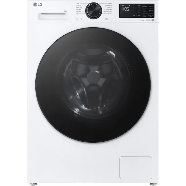 LG Masina spalat LG F2X50S8TLB, DIRECT DRIVE, 8 kg, 1200 rpm, 12 programe, TurboWash, SLIM, Alb, cls A