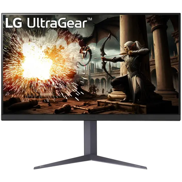 LG Monitor LED LG Gaming UltraGear 32GS75Q-B, 31.5 inch, QHD, IPS, 1ms, 180Hz, HDR FreeSync & G-Sync Compatible, Negru