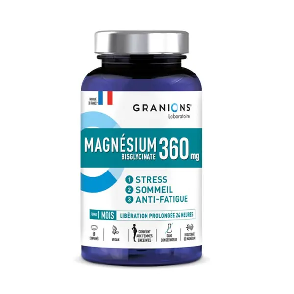 LGN Magnesium 360 mg bisglicinat, 60 comprimate – Granions