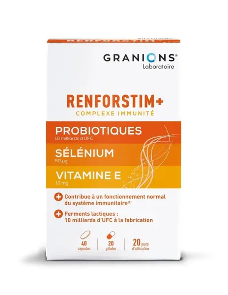 LGN Renforstim Probiotic, 40 capsule moi + 20 capsule tari, Granions