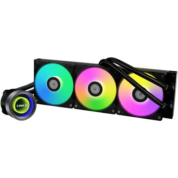 LIAN LI Cooler Procesor LIAN LI GA2T36B GALAHAD II 360 ARGB, marime radiator 360mm, 3 ventilatoare ARGB, viteza ventilatoare 3200 RPM