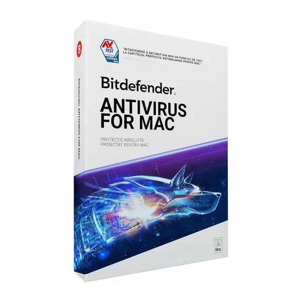 Licenta retail Bitdefender Antivirus for Mac - protectie de baza pentru PC-uri Windows, valabila pentru 1 an, 3 dispozitive, new