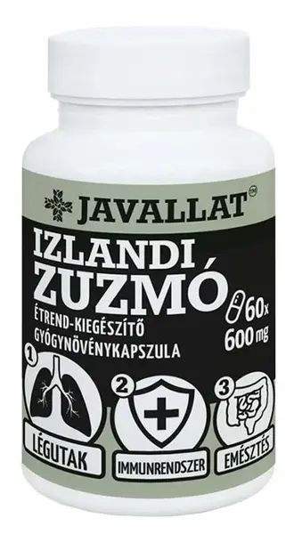 Lichen islandez, 60 capsule, Javallat