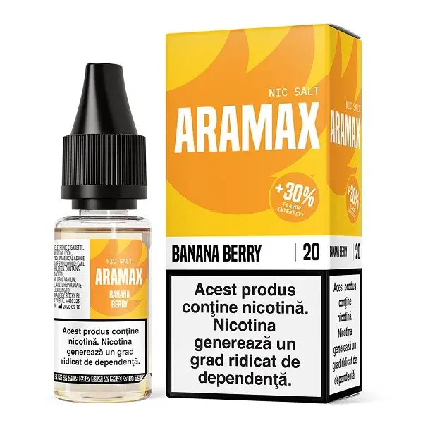 Lichid Aramax Salt 10ml - Banana Berry-10mg