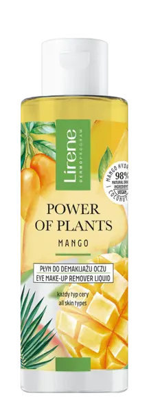Lichid demachiant pentru zona ochilor Power of Plants Mango, 145ml, Lirene