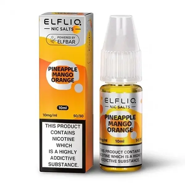 Lichid ELF BAR ElfLiq Salt 10ml 20mg - Pineapple Mango Orange