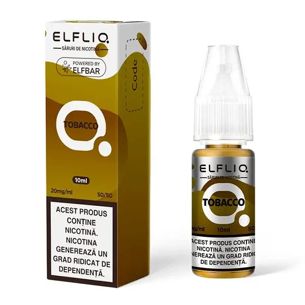 Lichid ELF BAR ElfLiq Salt 10ml 20mg - Tobacco