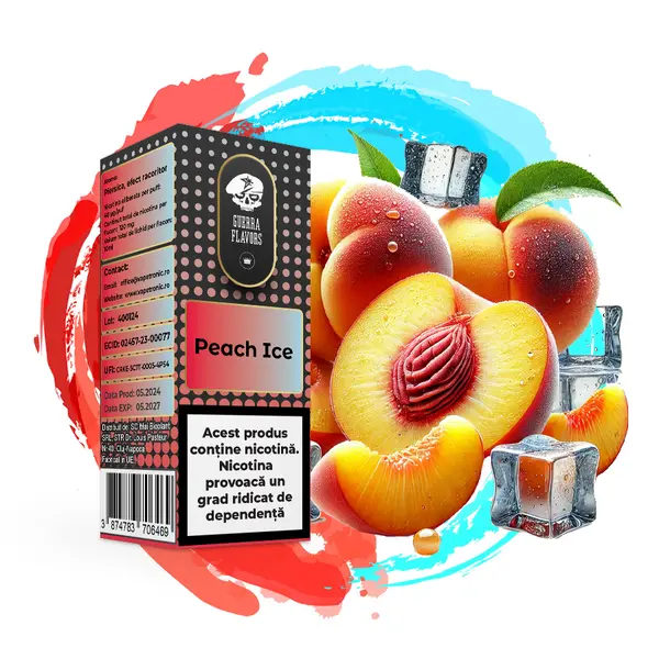 Lichid GuerraLiq 10ml 18mg - Peach Ice