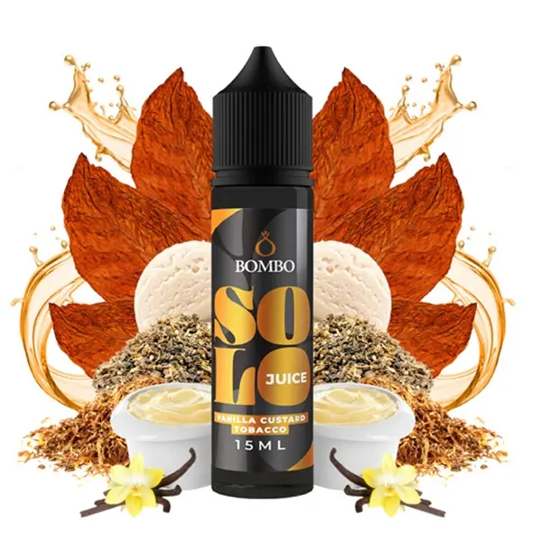 Lichid Longfill Bombo 15ml - Vanilla Custard Tobacco