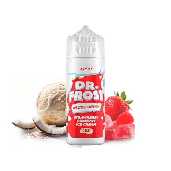 Lichid Longfill Dr Frost 24ml - Strawberry Coconut Ice Cream